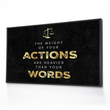 Actions and Words