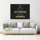 Actions and Words