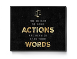 Actions and Words