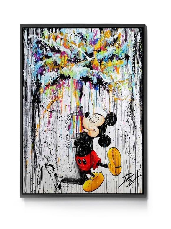 Mickey With Paint Volcano